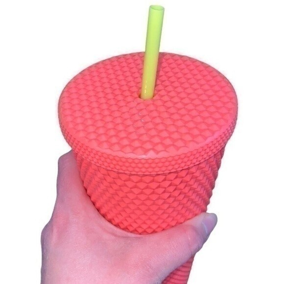 Starbucks 2022 Summer Dragonfruit studded shiney bling venti tumbler limited cup - Picture 4 of 5